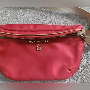 Michael Kors Cherry Red Cosmetic Bag